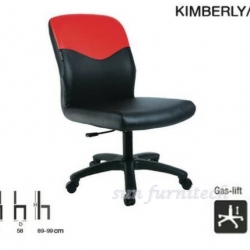 เก้าอี้สำนักงานพนักพิงเตี้ย, เก้าอี้สำนักงาน ไม่มีท้าวแขน complete รุ่น KIMBERRY/N (คิมเบอร์รี่/N)