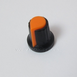 ลูกบิดพลาสติก สำหรับ โวลลุ่ม (สีส้ม)