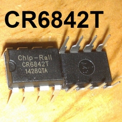 CR6842T Green-Power PWM Controller with Freq. Jittering
