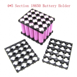 4x5 Section 18650 Lithium Cell Battery Holder Bracket for DIY Battery Pack