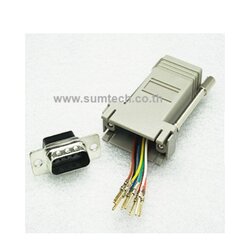RJ45 female to DB9 male
