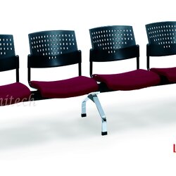 เก้าอี้แถว 4 ที่นั่ง, เก้าอี้พักคอย, เก้าอี้นั่งคอย ไม่มีท้าวแขน ยี่ห้ออาซาฮี (Asahi) รุ่น LC-64