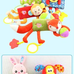 DCH82 ของเล่นผ้าโมบายพันเปลหรือรถเข็น โมบายแขวนรถเข็น ชิ้นละ