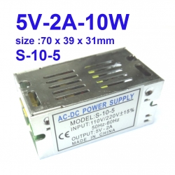 5V 2A, 5V2A switching power supply (S-10-5) 5V-2A-10W