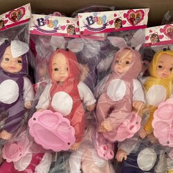 M69 ตุ๊กตาเด็กทารกป้อนข้าว ตุ๊กตาหูยาว ปลีกตัวละ