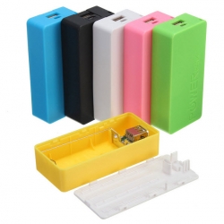 Universal Portable Safety USB Power Bank 2x18650 Battery Charger DIY Box Case Kit