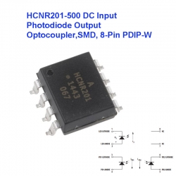 HCNR201-500E DC Input Photodiode Output Optocoupler,SMD, 8-Pin PDIP-W