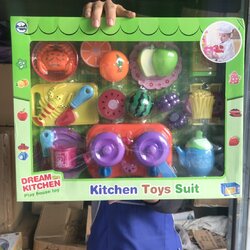 577F2-3 ของเล่นชุดครัวผักผลไม้ กล่องใหญ่