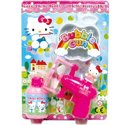 KT-50008 ปืนเป่าฟองคิตตี้ ลิขสิทธิ์ถูกต้อง ปลีกชิ้นละ (แพ็คไม่สวย)