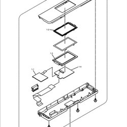 CONTROL PANEL ASSY/J (จอทัชสกรีน) Brother J3720
