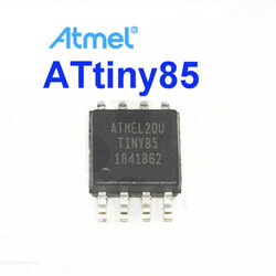 ATTINY85-20SU SMD SOIC-8 (200mil) 20MHz 8-bit microcontroller 8Kbyte RAM 512 byte