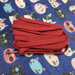 เชือกรองเท้า Onitsuka Tiger ของแท้ สีแดง Japan Edition