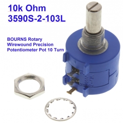 3590S-2-103L 10K Ohm BOURNS Rotary Wirewound Precision Potentiometer Pot 10 Turn