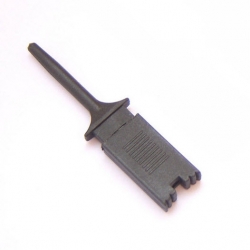 Test Clip Mini Grabber SMD IC Hook Probe Jumper (ฺBLACK)