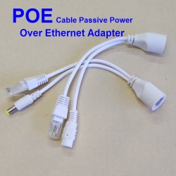 POE Injector and Splitter, POE Adaptor Cable DC 12V 24V 48V