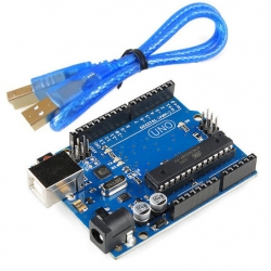 Arduino UNO R3 (พร้อมสาย USB ) ATMEGA328P DIP28 ATMEGA16U2