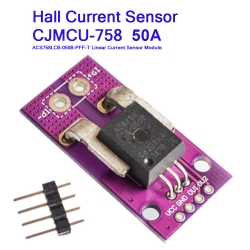 CJMCU-758 50A Hall Current Sensor ACS758LCB-050B Linear Current Sensor Module