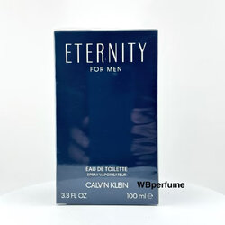 น้ำหอม Ck Eternity for Men EDT 100 ml พร้อมกล่อง ของแท้ 100%