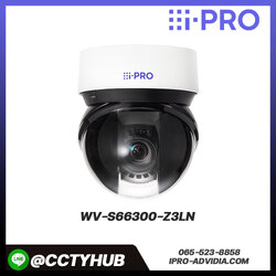 กล้อง PTZ i-PRO รุ่น WV-S66300-Z3LN 2MP Outdoor 32x PTZ Network Camera with AI engine