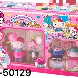 KT-50129 ของเล่นเด็กคิตตี้ ชุดเฮลโลคิตตี้เดลี่ไลฟ์ ลิขสิทธิ์ถุกต้อง ปลีกชิ้นละ