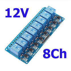 8-Channel Relay(12V) Module Shield (LOW TRIG)