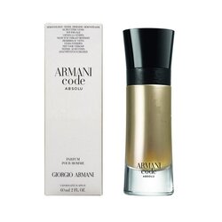 น้ำหอม แท้100% Giorgio Armani Code Absolu Parfum For Men 60 ml. Tester