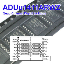 ADuM1411 ADUu1411ARWZ Quad-Channel Digital Isolators