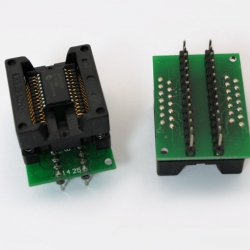 SOIC28 Socket 300mil to DIP28 Adapter(SOIC16W,SOIC20,SOIC28 to DIP28)
