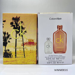 น้ำหอม แท้100% CK One Summer Daze 100ml + CK one 15ml สุดคุ้ม