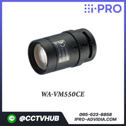 เลนซ์ I-Pro รุ่น WA-VM550CE 1/3" F1.4, 5-50 mm, Full Metal, 3 MP