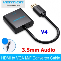Vention HDMI to VGA adapter V4 ( jack 3.5mm audio) แถมสาย audio