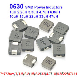 0630 SMD Power Inductors 1uH 2.2uH 3.3uH 4.7uH 6.8uH 10uH 15uH 22uH 33uH 47uH (7x7x3mm)