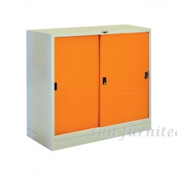 ตู้บานเลื่อนทึบ 4 ฟุต, ตู้เอกสารบานเลื่อนทึบเตี้ย ขนาด 4 ฟุต elegant รุ่น SL4F