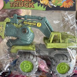 M37 รถของเล่น รถไดโนเสาร์เล่นมือ รถตักไดโนเสาร์เล่นมือ ปลีกคันละ