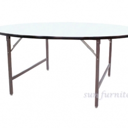 โต๊ะประชุมกลม, โต๊ะพับอเนกประสงค์กลม, โต๊ะประชุมอเนกประสงค์กลม ขนาด 120 ซม., 150 ซม., 180 ซม. elegant รุ่น RTP