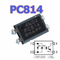 PC814 (DIP4) AC Input Photocoupler