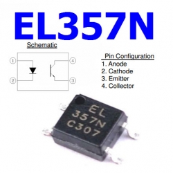 EL357NC SMD Optocoupler EL357 EL357NC (CTR 200-400)