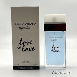 ￼น้ำหอมแท้100% Dolce & Gabbana Light Blue Love Is Love Pour femme 100ml tester