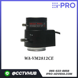 เลนซ์ I-Pro รุ่น WA-VM2812CE 1/3" F1.4, 2.8-12 mm, Full Metal, 3 MP