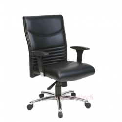 เก้าอี้ผู้บริหาร, เก้าอี้สำนักงาน, เก้าอี้พนักพิงกลาง, เก้าอี้สำนักงานหุ้มหนัง หุ้มผ้า VC รุ่น VC-713