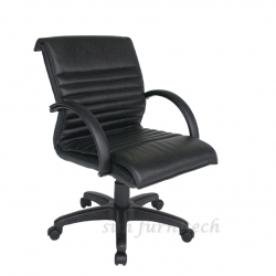 เก้าอี้สำนักงานหนังพีวีซี, เก้าอี้สำนักงาน, เก้าอี้พนักพิงกลาง, เก้าอี้สำนักงานหุ้มผ้า VC รุ่น VCS-06