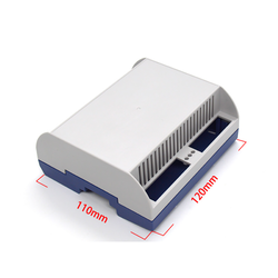 electronics din rail enclosure for pcb housing for PLC
