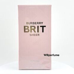 น้ำหอม Burberry Brit Sheer EDT 100ml. women พร้อมกล่อง ของแท้ 100%