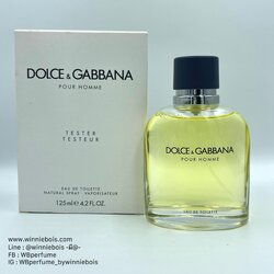 น้ำหอม แท้100% D&G Pour Homme EDT 125ml Tester