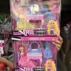 3002AB ของเล่นเด็กตุ๊กตาพร้อมโต๊ะเครื่องแป้ง ปลีกกล่องละ