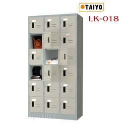 ตู้ล็อคเกอร์ 18 ช่อง (มอก.), ตู้ล็อคเกอร์ 18 ประตู (มอก.) Taiyo รุ่น LK-018
