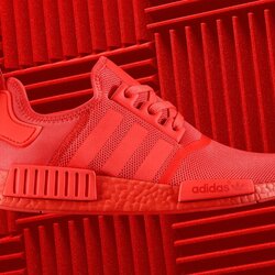 Adidas NMD R1 - Solar Red แดงล้วน ALL Red (Rare Item) สินค้า Show Case
