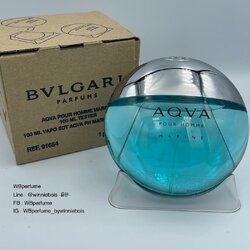 น้ำหอมแท้100% Bvlgari Aqva Marine pour homme EDT 100ml Tester