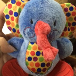 ACH45 ของเล่นผ้าช้างผ้ายางกัดมุม