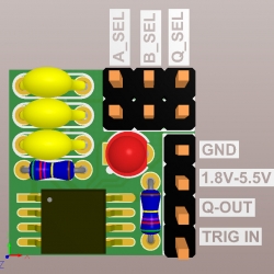 ATTINY13A watchdog timer trigger Q/ #Q module (5s-60000sec)